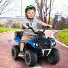 6V Kids Ride On ATV with Spray Function and Storage Box with Music-Blue - Gallery View 1 of 10