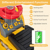 Kids ride-on excavator features adjustable volume, working sounds, and easy controls for a fun digging experience.