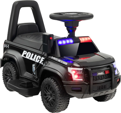 Costway 6V Kids Police Ride On Car Megaphone Siren Flashing Lights 31826579 New