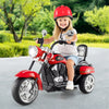 6V Powered Toddler 3-Wheel Motorbike Ride On Toy with Horn and Headlight-Black & Red - Gallery View 1 of 10
