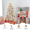 6 feet silver tinsel Christmas tree with 1036 branch tips, sturdy metal stand, perfect for festive indoor decoration.