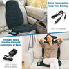 Memory foam seat cushion massager with heat and 6 vibration motors for home, office, or car use, promoting relaxation.