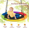 40-inch flying saucer tree swing with adjustable height, sturdy construction, and weather-resistant fabric for outdoor.
