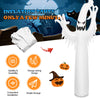 12-foot Halloween inflatable ghost decoration with built-in LED lights, perfect for yard or mall display.