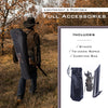 Portable deer hunting blind with camo mesh windows, lightweight fiberglass frame, and included carrying bag for easy.