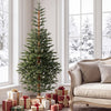 6/7/8 FT Pre-Lit Artificial Christmas Tree with 250/290/330 Warm White LED Lights-6 FT - Gallery View 1 of 11