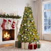 6 Artificial Christmas Tree Hinged Fully-Decorated with 238/360/524 Blossom Pine Needles-18 - Gallery View 1 of 11