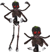 6 Feet Animated Halloween Decoration with 4 Arms  Red LED-lit Eyes & Spooky Sounds