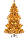 6 Feet Artificial Christmas Tree with 493 Branch Tips for Home Office Carnival