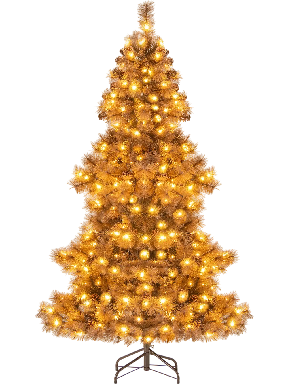 6 Feet Artificial Christmas Tree with 493 Branch Tips for Home Office Carnival