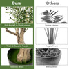 6 feet artificial olive tree with 1264 leaves and cement pot, ideal for indoor or outdoor decoration.