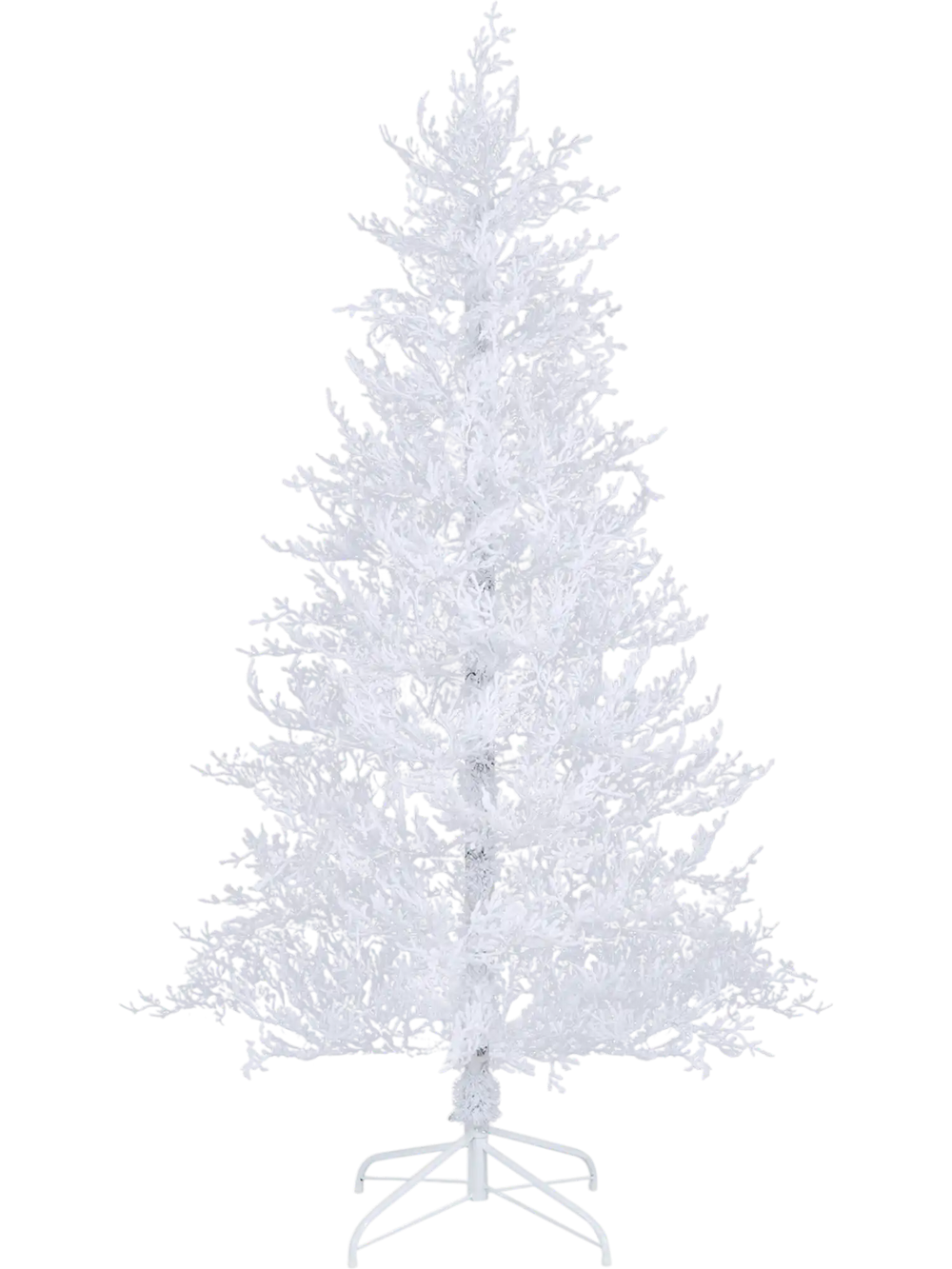 6 Feet Artificial Xmas Tree with 383 PE Branch Tips and 300 LED Lights