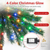 6-foot pre-lit artificial tropical Christmas palm tree with 210 multi-color LED lights for festive holiday decor.