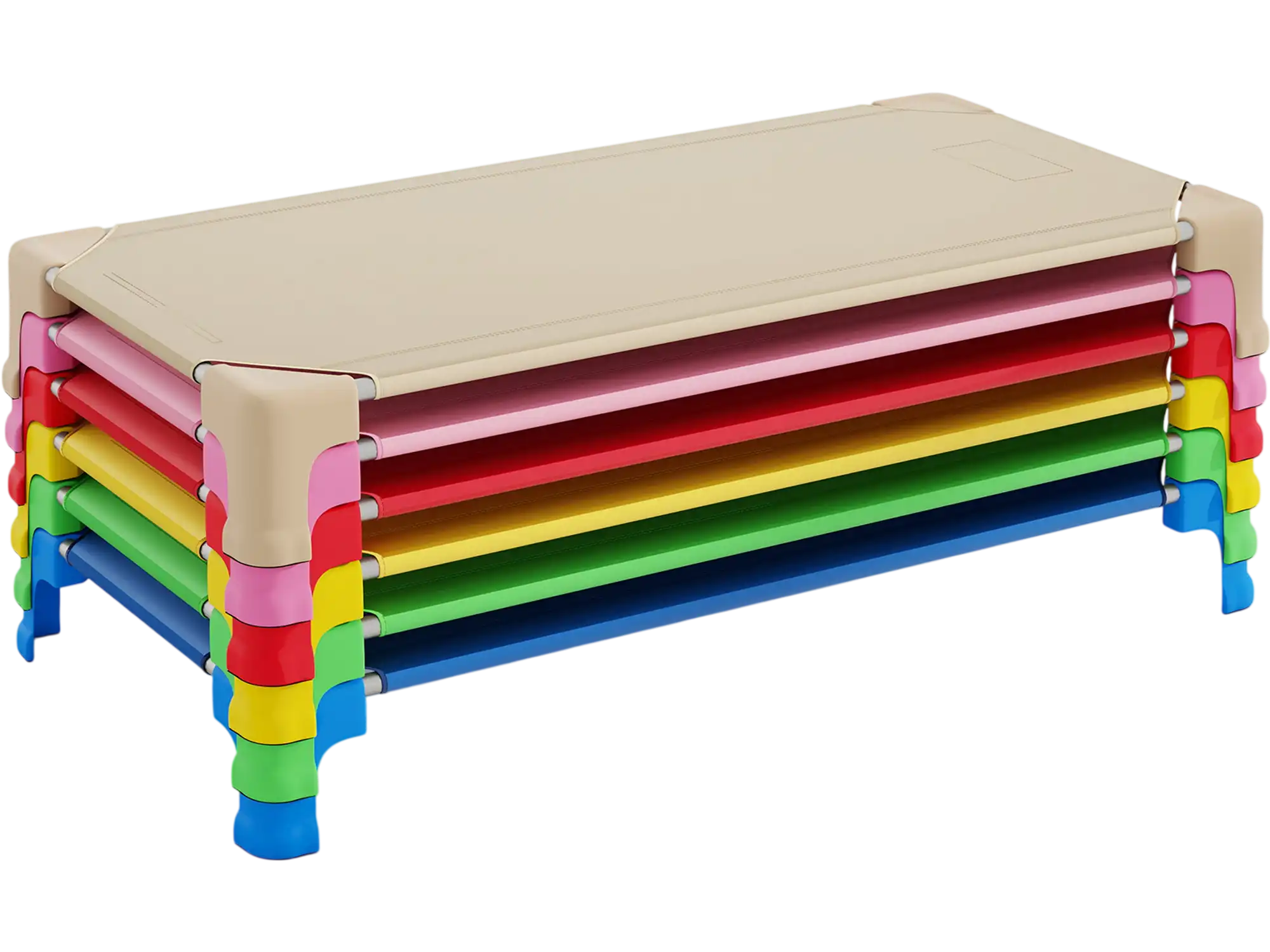 Costway Portable Stackable Daycare Cots for Kids 53