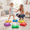 Colorful 6-piece stepping stones with butterfly designs promote sensory play and fine motor skills for kids aged 3+.