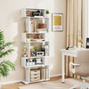 6-Tier Bookcase with Anti-Tipping Kit-White - Gallery View 1 of 10