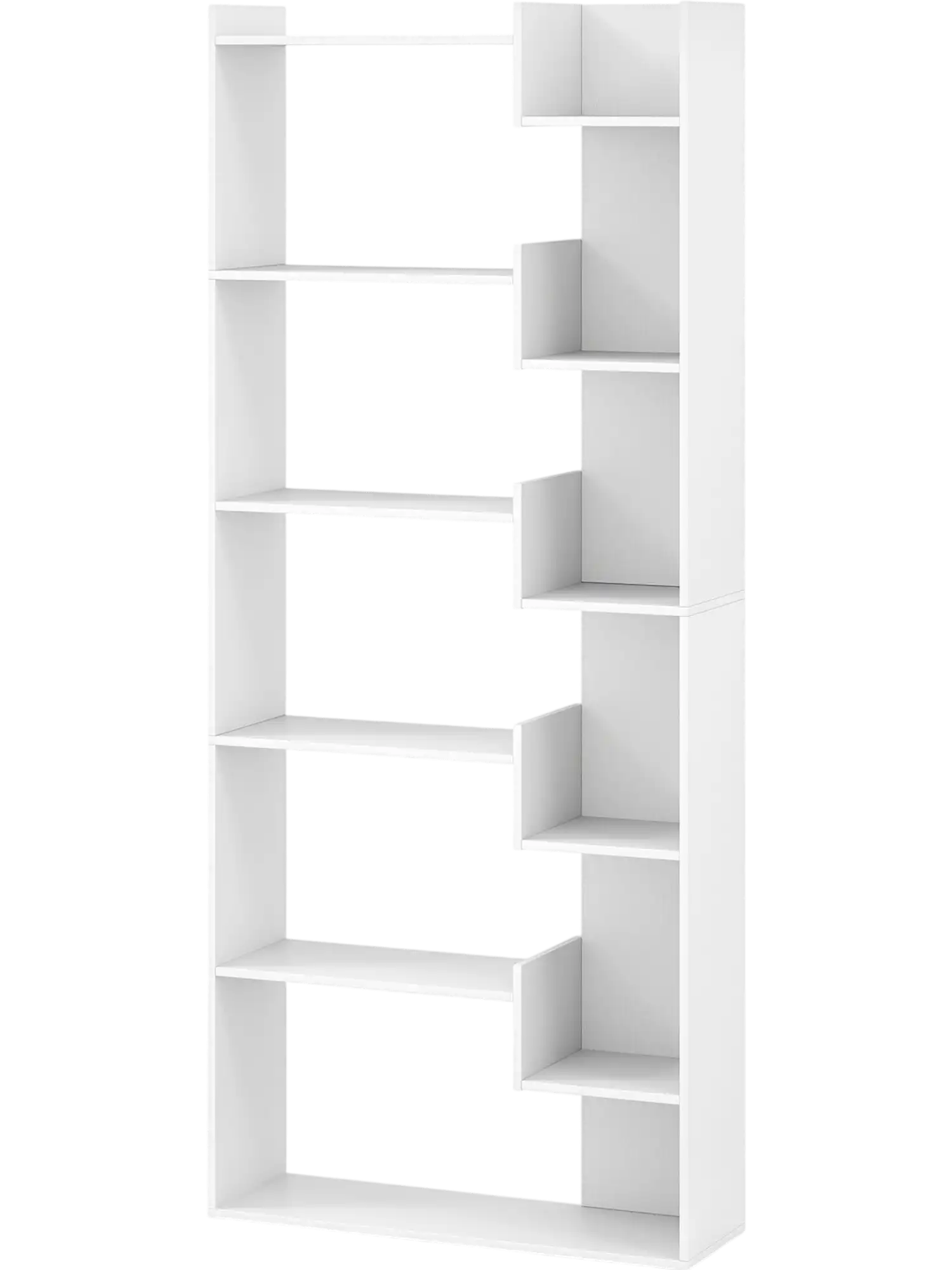 Costway 6-Tier Wooden Bookshelf Bookcase Open Display Shelf 932681457 New