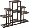 6-Tier Flower Wood Stand Plant Display Rack Storage Shelf