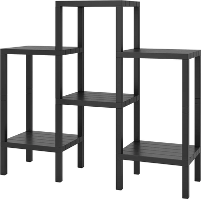 Costway 6-Tier Plastic Modular Storage Shelves Plant Stand 42272335 New