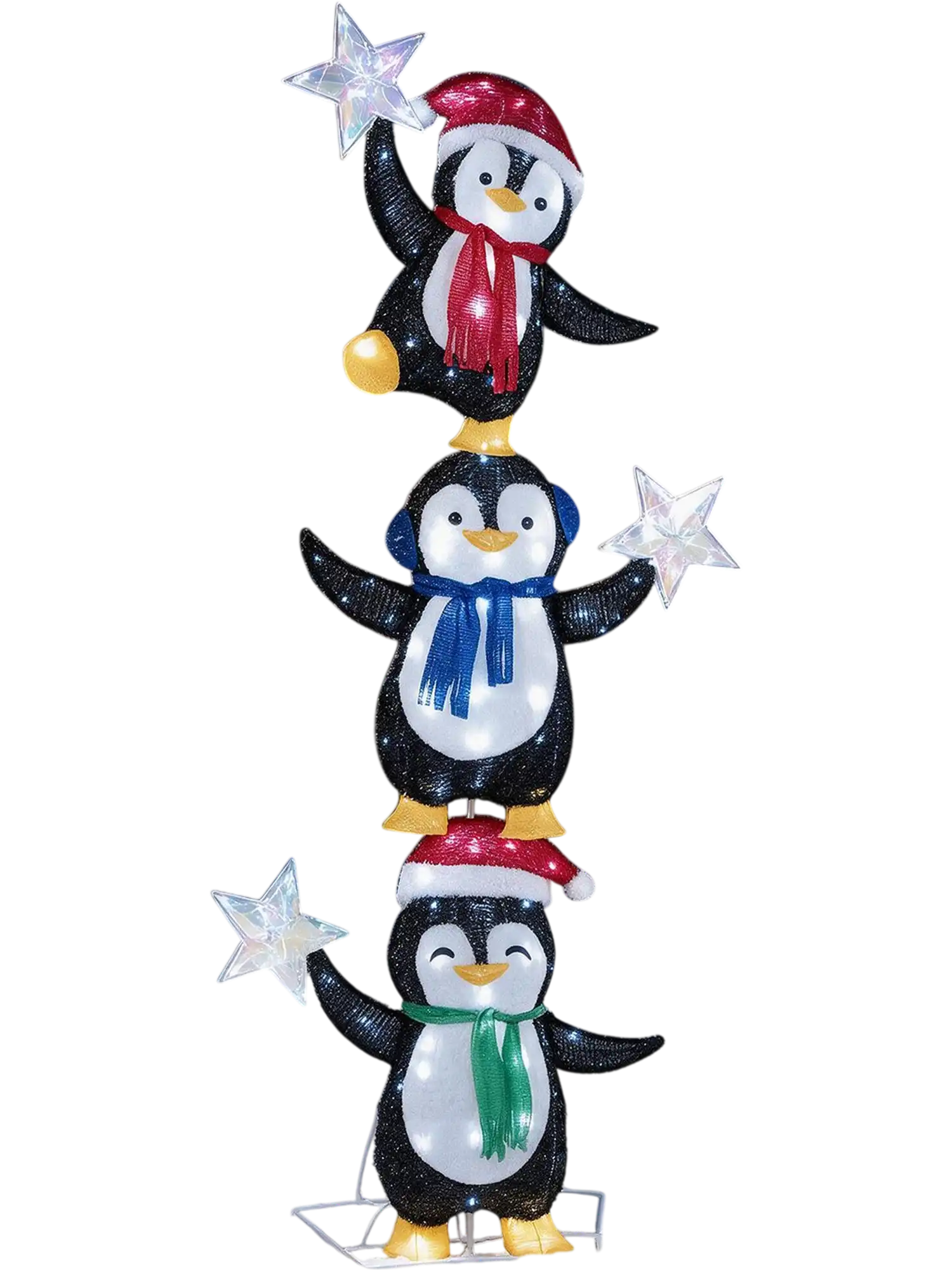 Costway 6' Pre-Lit Penguin Christmas Yard Decoration Holiday Decor 39030945 New
