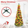 Pop-up Christmas tree with 150 pre-lit LED lights, 8 lighting modes, and vibrant decorations for festive celebrations.