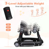 Adjustable height feature of the 6-in-1 baby walker, showcasing three height settings for growing infants.