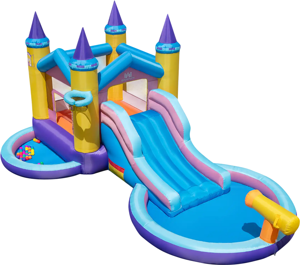 6-in-1 Inflatable Kids Water Park for Yard