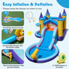 6-in-1 inflatable kids water park with slide, water cannon, and ball pit, perfect for summer fun and safe play.