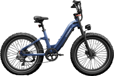 Cycrown Roma ST Electric Bike All-Terrain Step-Through Frame 1500W 28 MPH 90 Mile Range 48V New