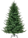 6ft pre-lit Christmas tree with 280 warm white LED lights, featuring a lush design and 8 lighting modes for festive.