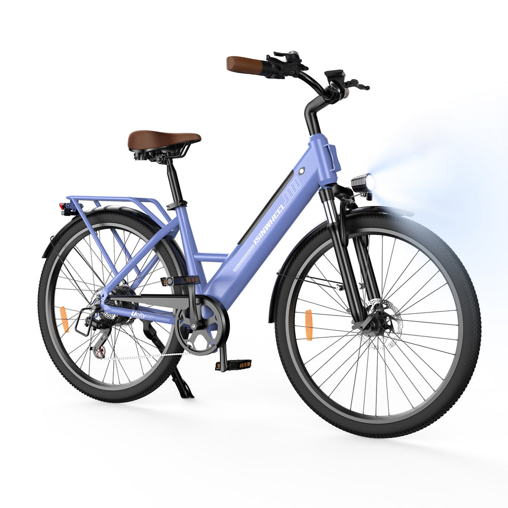Isinwheel UCity Electric Bike 55 Mile Range 20 MPH 750W New