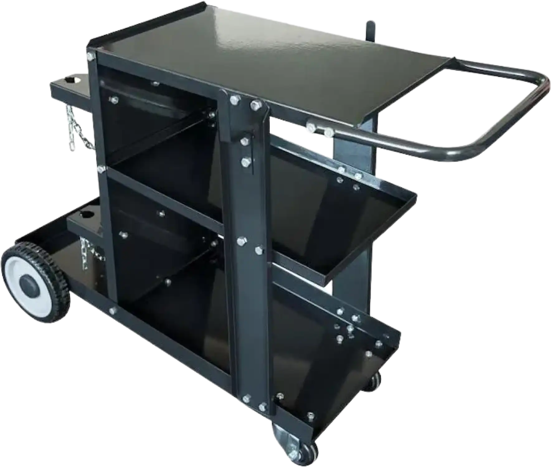 Weldpro L25007 Welding Cart Three-Tiered Steel New