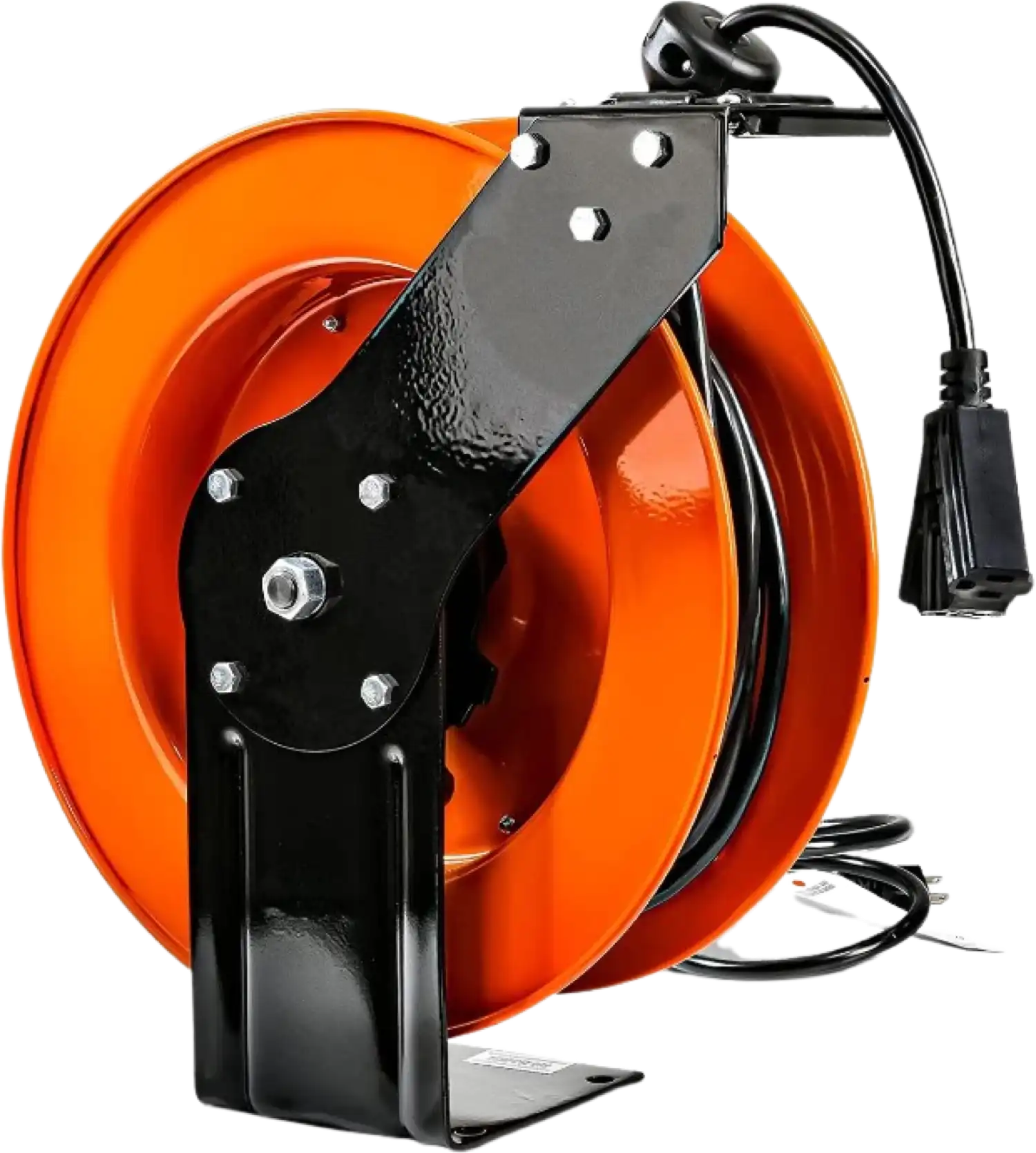 Super Handy GUR071 Retractable Extension Cord Reel 12AWG x 80' 15A New