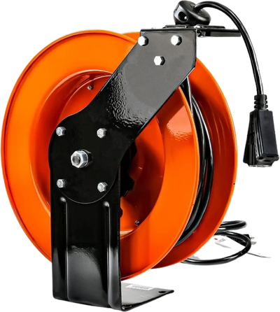Super Handy GUR071 Retractable Extension Cord Reel 12AWG x 80' 15A New