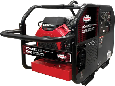 Simpson Industrial Generator 9000/10000W 50A Gas Honda GX630 Electric Start SCGH10000E New