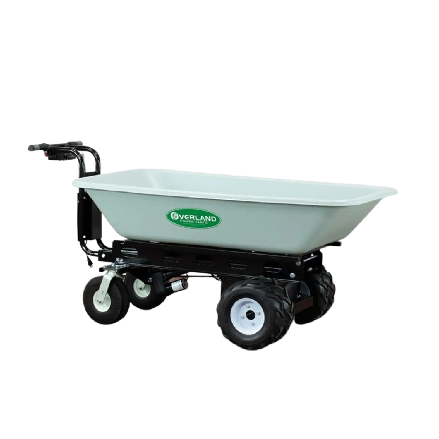 Overland Electric Powered Wagon 9 cu. ft. Hopper With Power Dump New