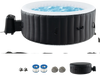 Round 70/80 inches inflatable SPA pool with 110/130 air jets and electric heater, designed for relaxation and energy.
