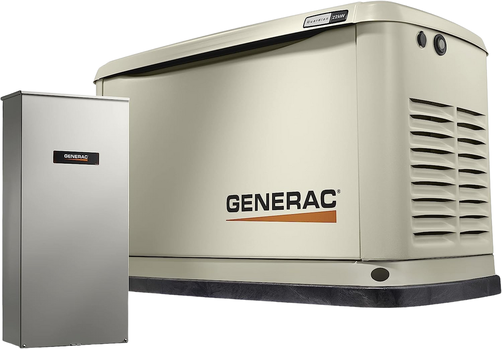 Generac 22kW Standby Generator Guardian WiFi w/ 200 Amp Automatic Transfer Switch 70439 New