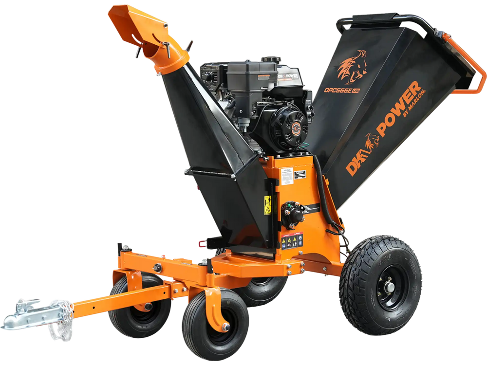 DK2 Power Kinetic Chipper — 6.25in. Capacity, 19.5 HP 500cc OHV Engine, Electric Start, Model# OPC566E-V2