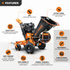 DK2 Power Kinetic Chipper — 6.25in. Capacity, 19.5 HP 500cc OHV Engine, Electric Start, Model# OPC566E-V2