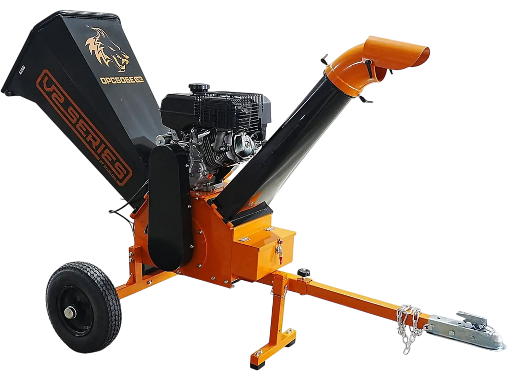 DK2 Power V2 Series Chipper Shredder — 6in., 15 HP, 420cc, Electric Start, Tow-Behind Design, Model# OPC506E-V2