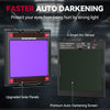 ARCCAPTAIN CozyCraft X200 welding helmet - faster auto darkening 4 arc sensors solar panels graphic