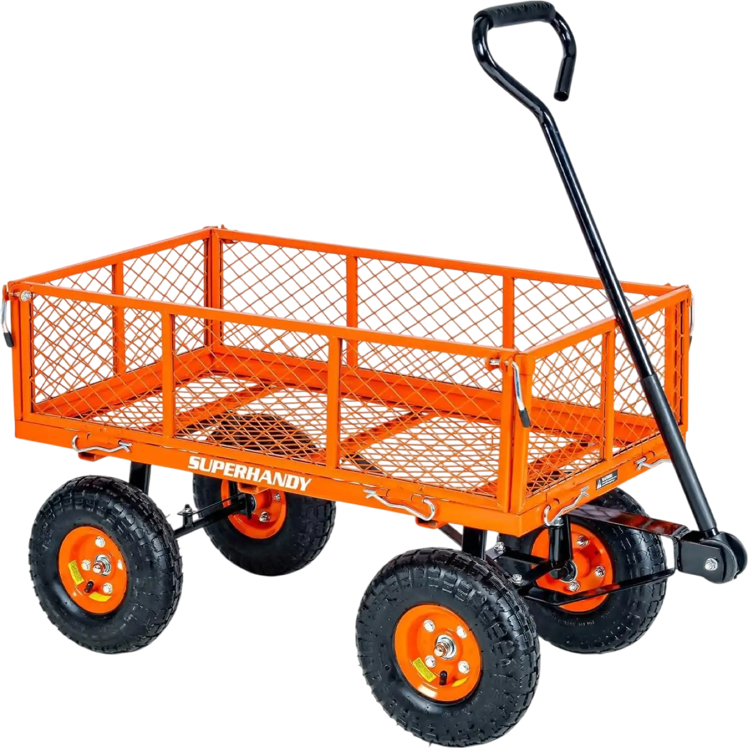Super Handy GCAO011 Utility Wagon with Removable Sides 6 Cu. Ft. 400 Lbs Capacity New Canada Only