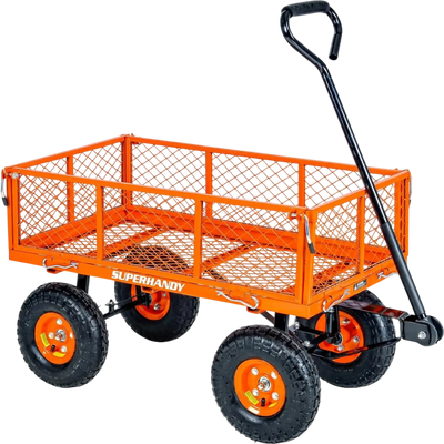 Super Handy GCAO011 Utility Wagon with Removable Sides 6 Cu. Ft. 400 Lbs Capacity New Canada Only
