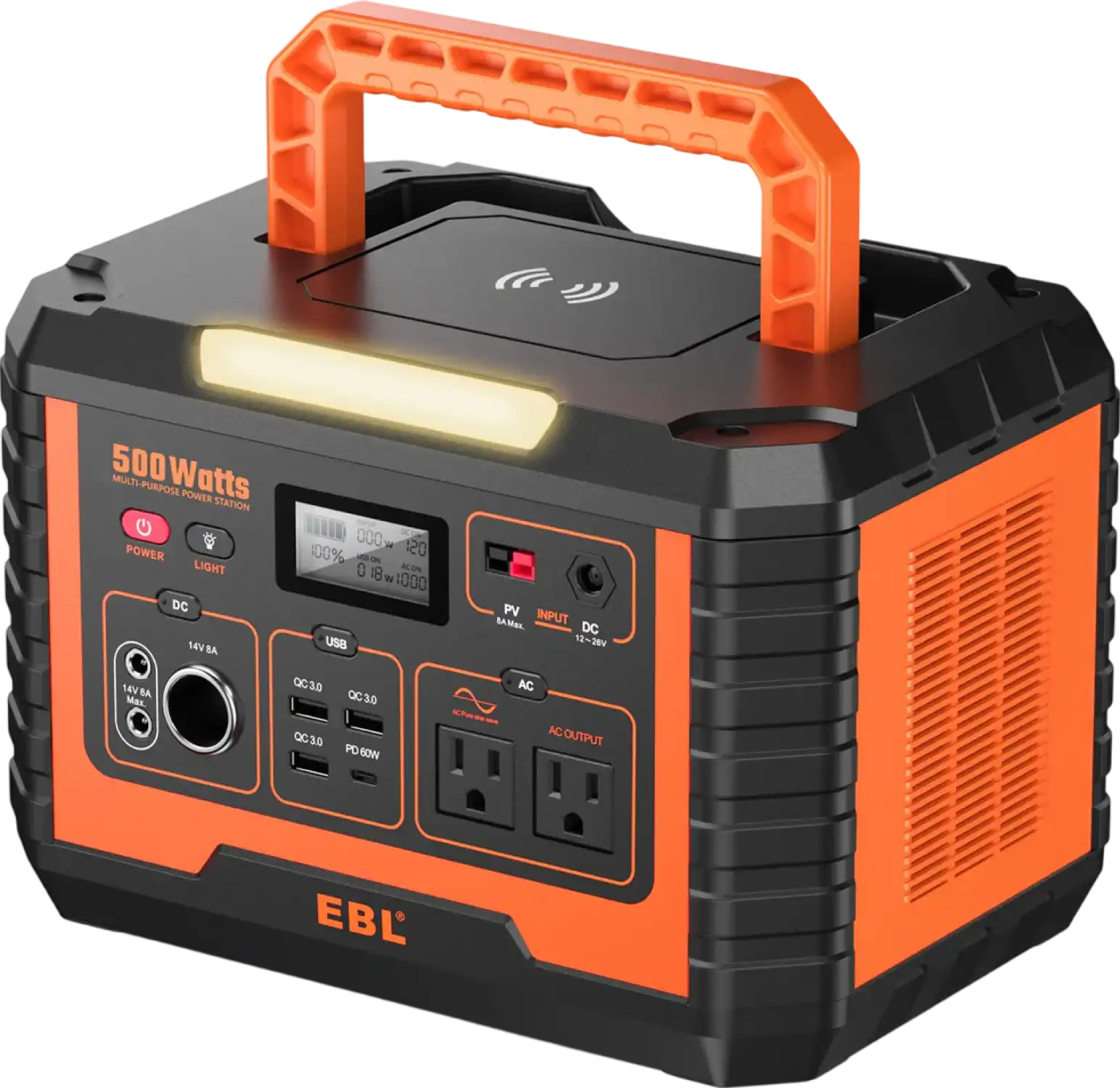 EBL MP500 Portable Power Station 519Wh 500W New