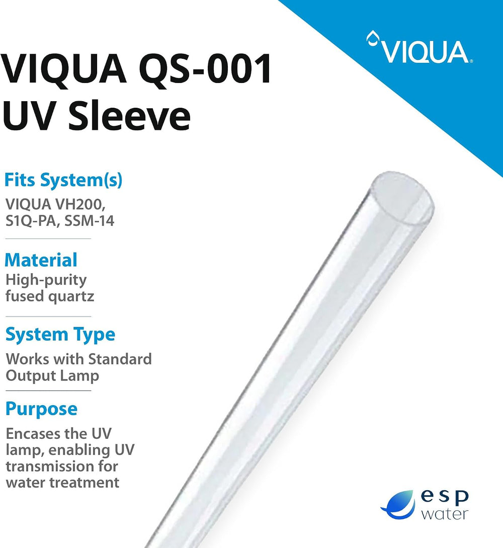 Viqua QS-001 Replacement Quartz Sleeve New