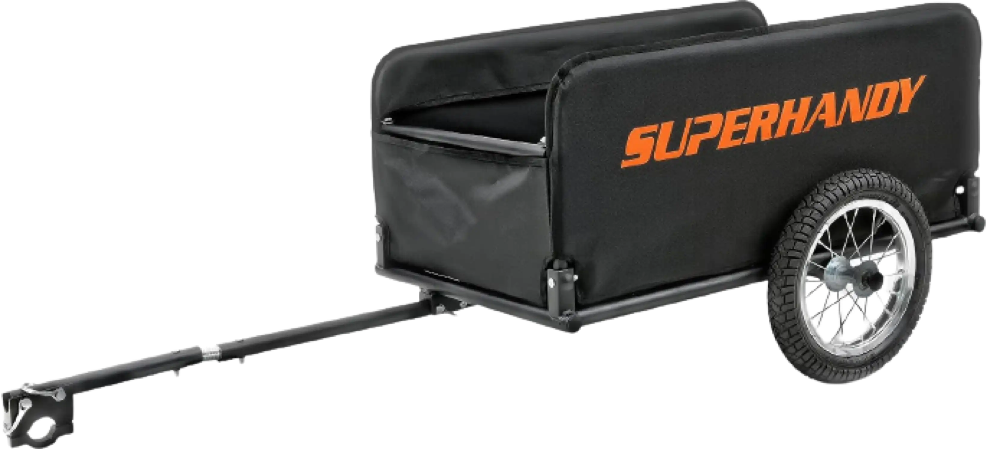 Super Handy GUT157 Foldable Follow Behind Wagon 155 lbs Capacity Compatible with GUT112/GUT140/GUT142/G Mobility Scooters New