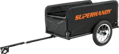 Super Handy GUT157 Foldable Follow Behind Wagon 155 lbs Capacity Compatible with GUT112/GUT140/GUT142/G Mobility Scooters New