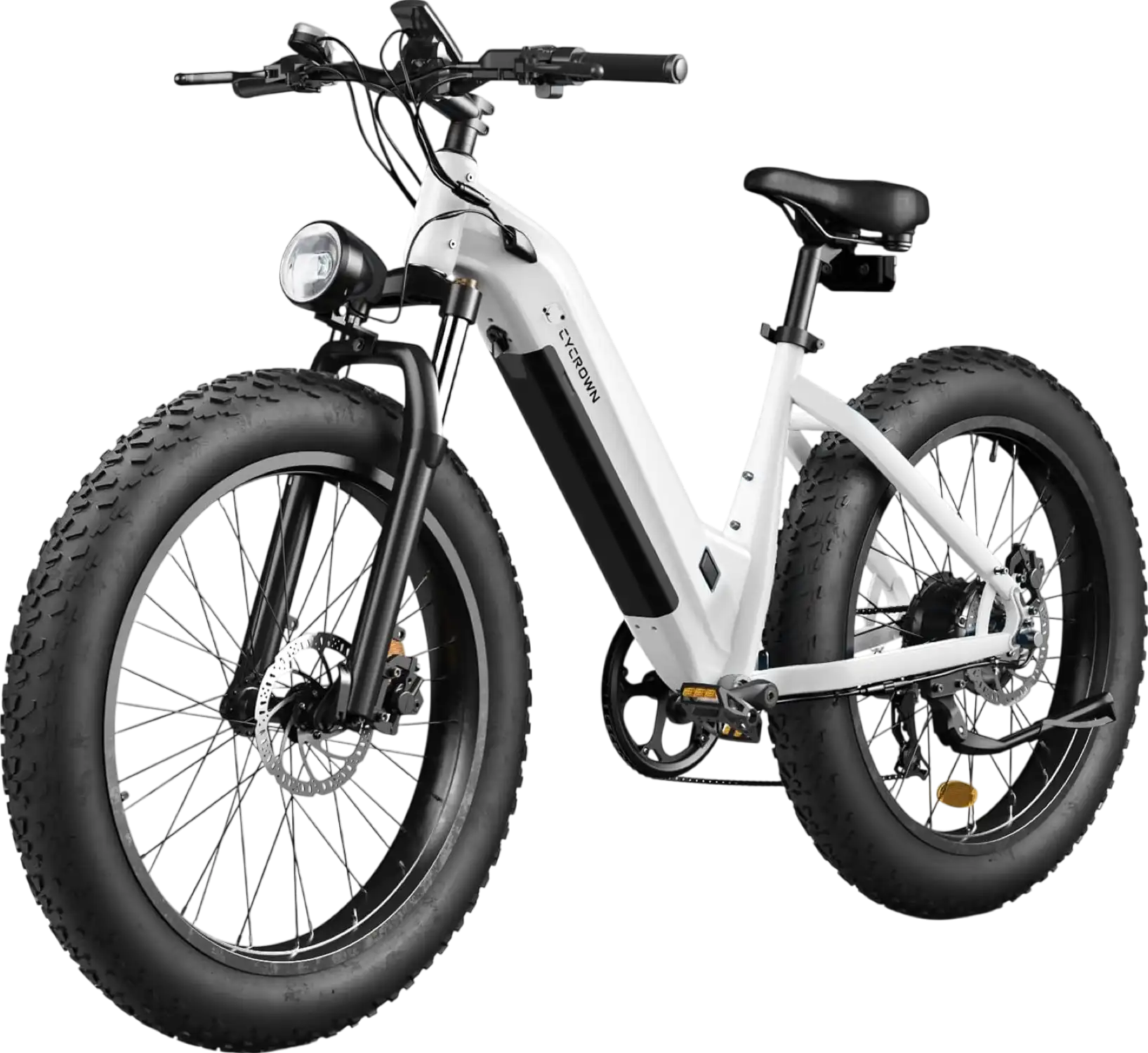 Cycrown CycVerve Electric Bike All-Terrain 48V 28 MPH 60+ Mile Range 7500W New