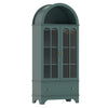 71.5 Inch Arched Cabinet 5-Tier with Tempered Glass Doors and Wine Rack-Green - Gallery View 1 of 1